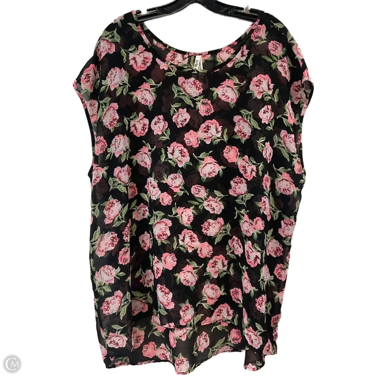 Blouse Sleeveless By I LIVE 4 TRUTH In Black, Size: 2x