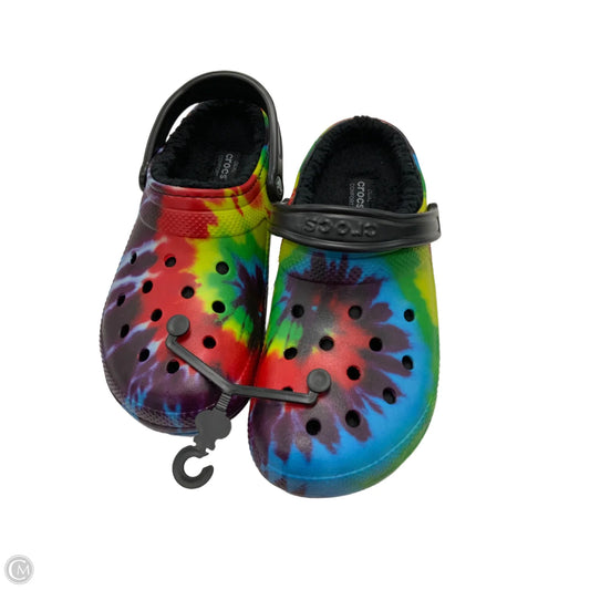 Shoes Flats By Crocs In Purple, Size: 11