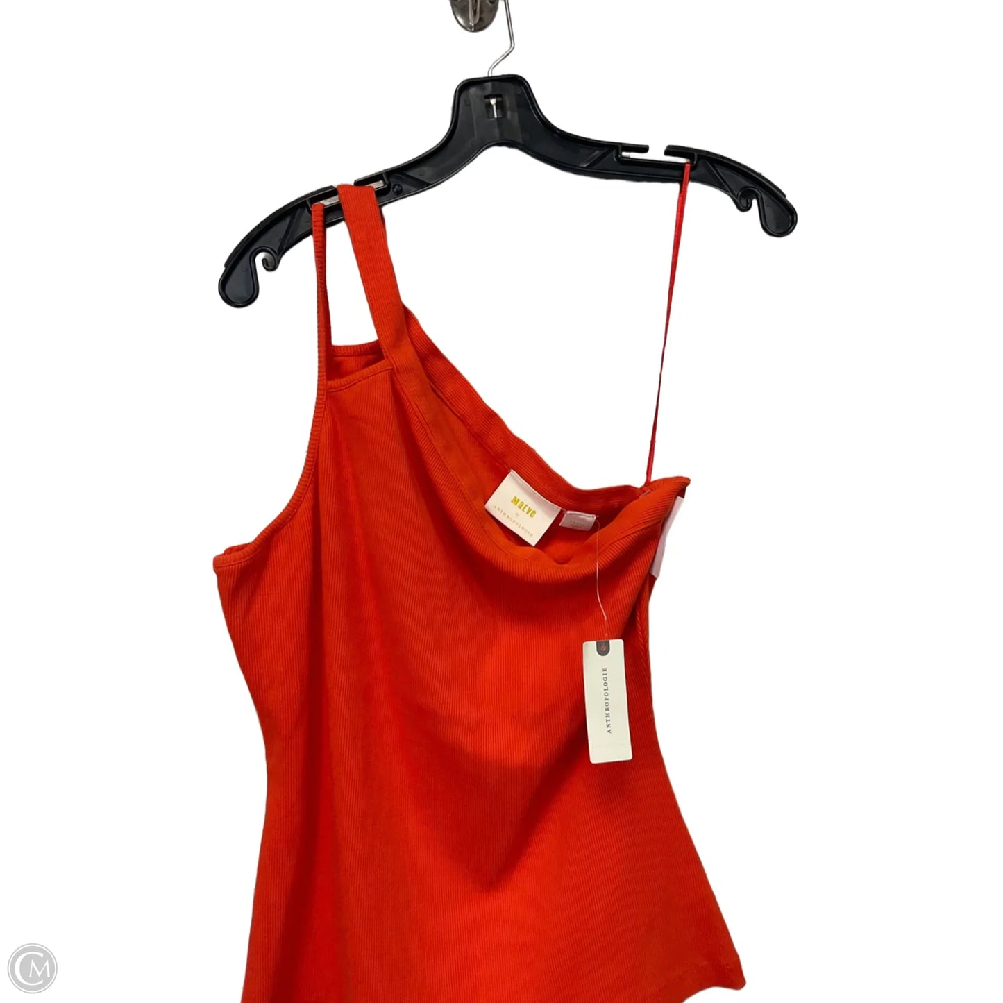 Top Sleeveless By Maeve In Orange, Size: L