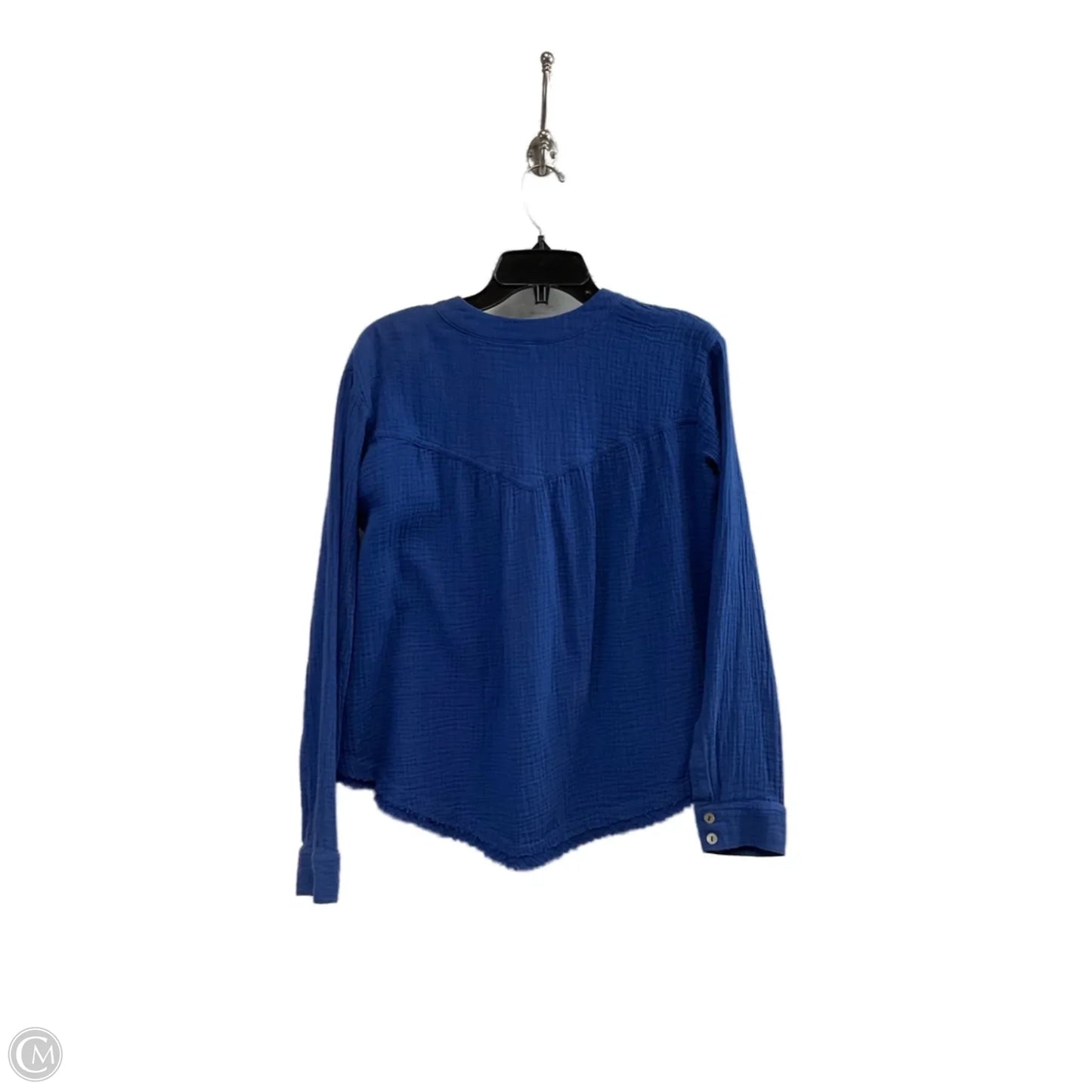 Top Long Sleeve By Free People In Blue, Size: Xs