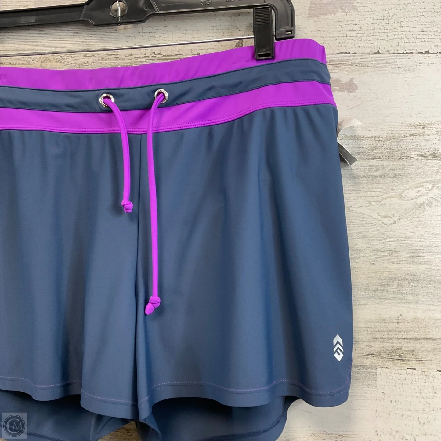 Athletic Shorts By Free Country In Blue & Purple, Size: Xxl