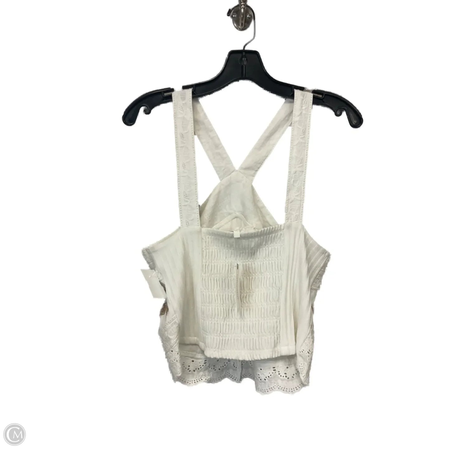 Top Sleeveless By Anthropologie In Cream, Size: M