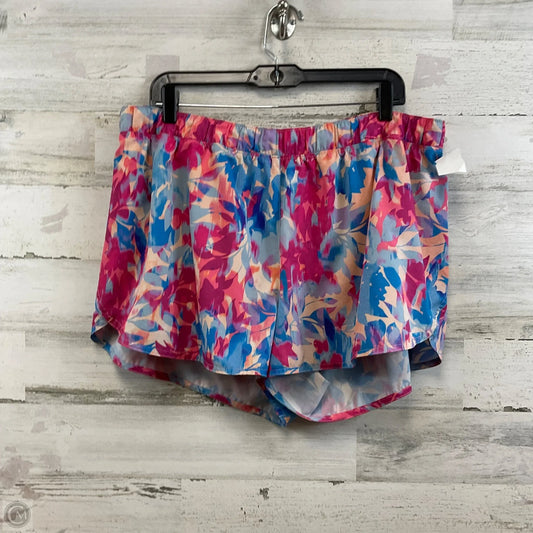 Athletic Shorts By Old Navy In Blue & Pink, Size: Xl