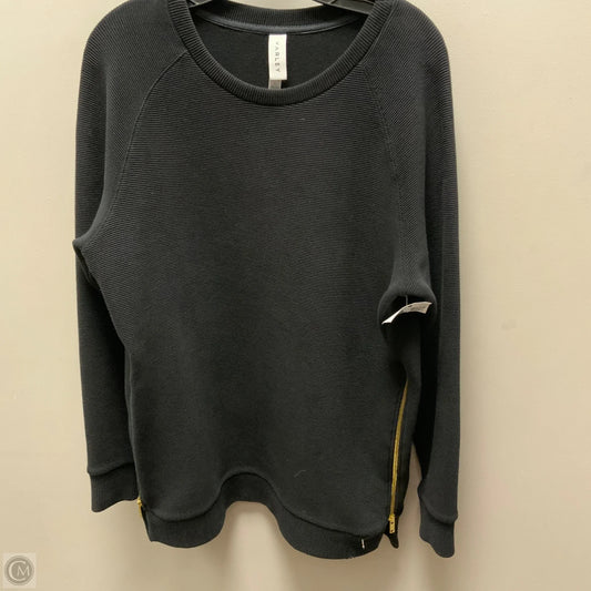 Athletic Sweatshirt Crewneck By Varley In Black, Size: L