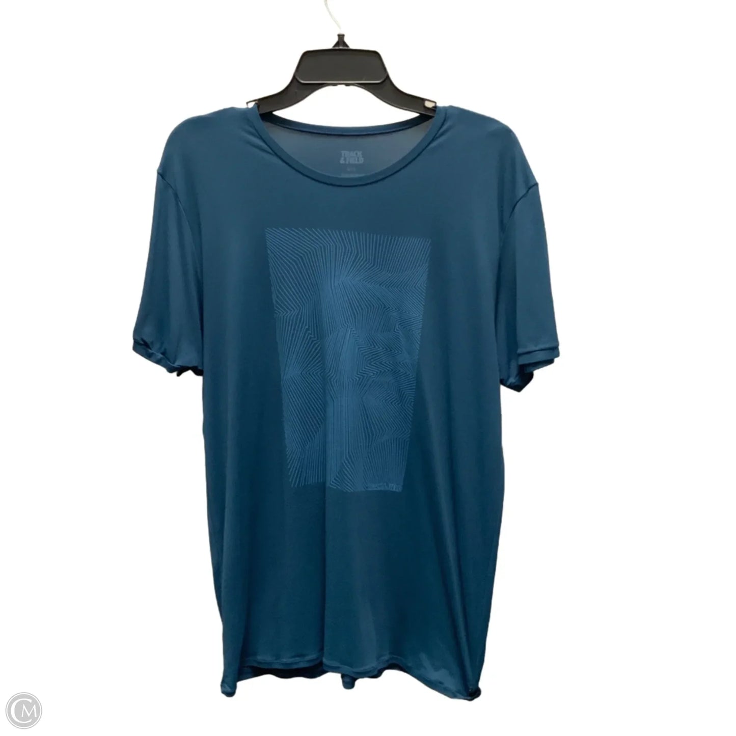 Athletic Top Short Sleeve By Track&Field In Green, Size: L