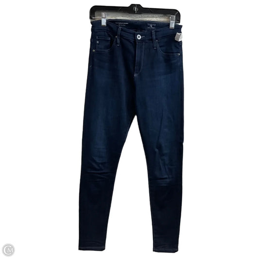 Jeans Skinny By Ag Jeans In Blue Denim, Size: 4