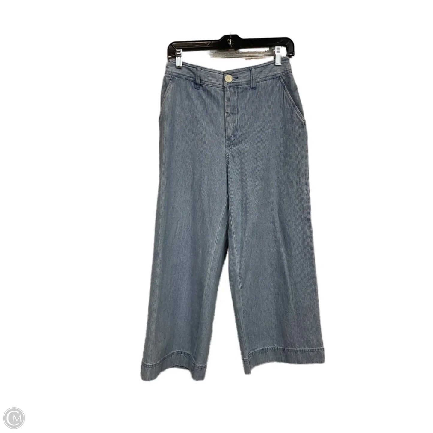 Pants Wide Leg By Who What Wear In Blue Denim, Size: 2