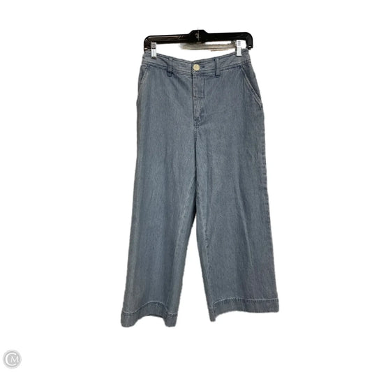 Pants Wide Leg By Who What Wear In Blue Denim, Size: 2