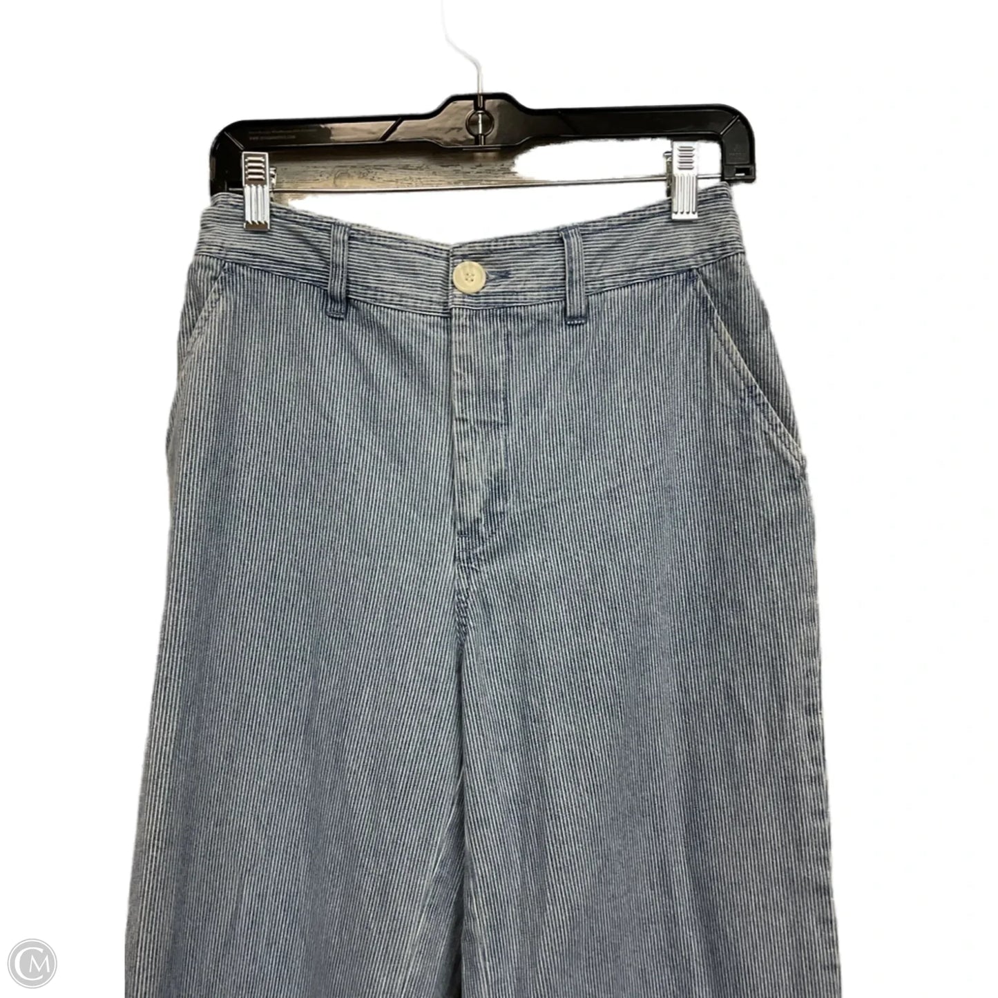 Pants Wide Leg By Who What Wear In Blue Denim, Size: 2