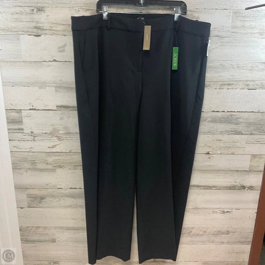 Pants Wide Leg By J. Crew In Black, Size: 22