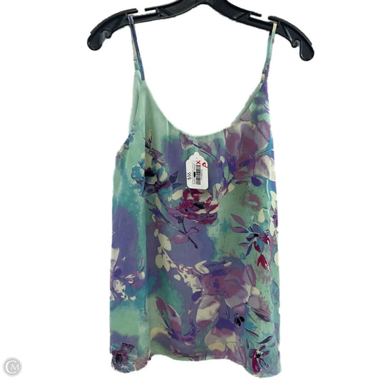 Top Sleeveless By Staccato In Green, Size: M