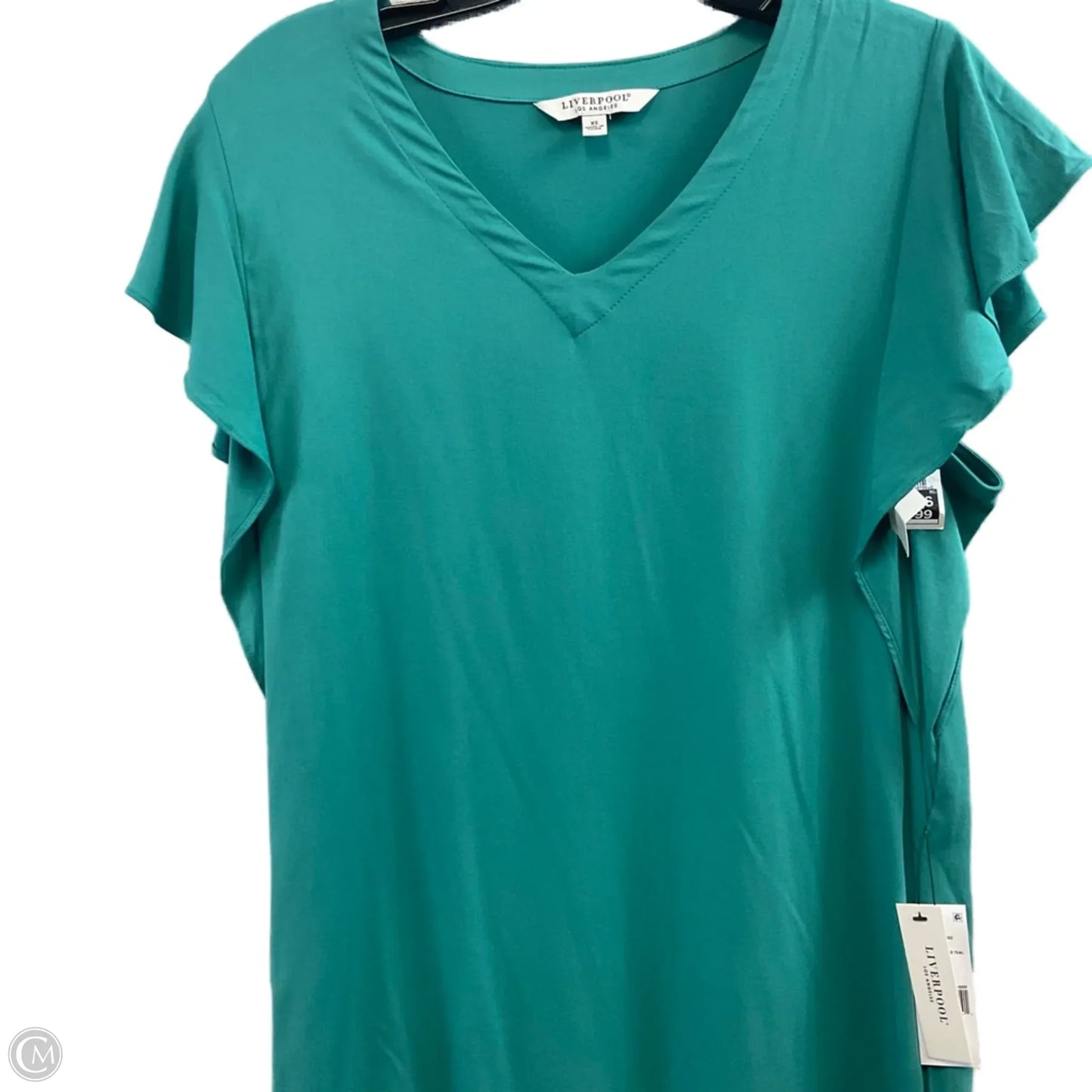 Dress Casual Short By Liverpool In Green, Size: Xs