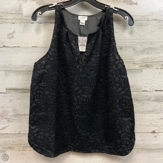 Blouse Sleeveless By J. Crew In Black, Size: S