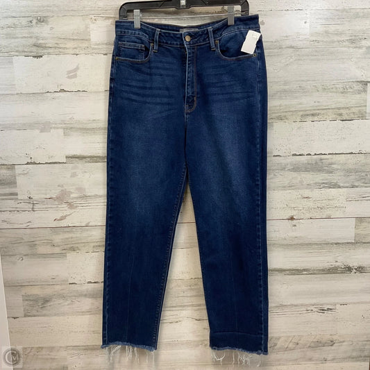 Jeans Straight By Just USA In Blue Denim, Size: 14
