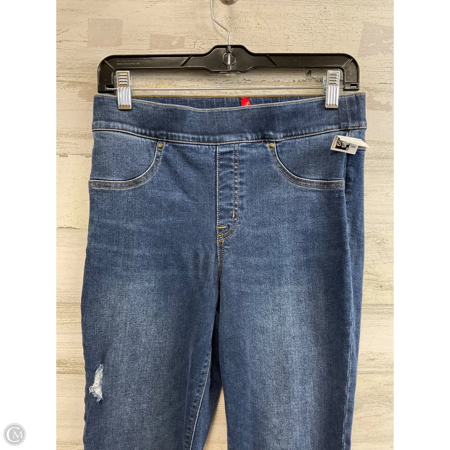 Jeans Skinny By Spanx In Blue Denim, Size: M