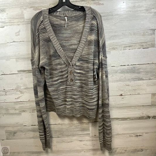 Sweater By Free People In Grey, Size: M