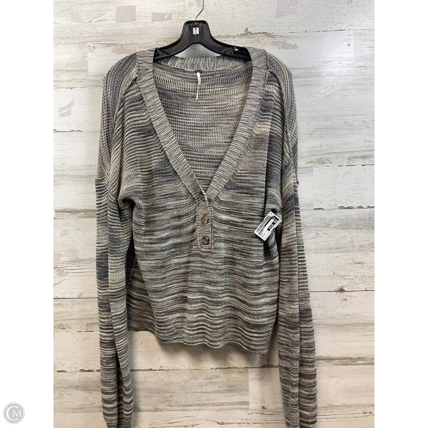 Sweater By Free People In Grey, Size: M
