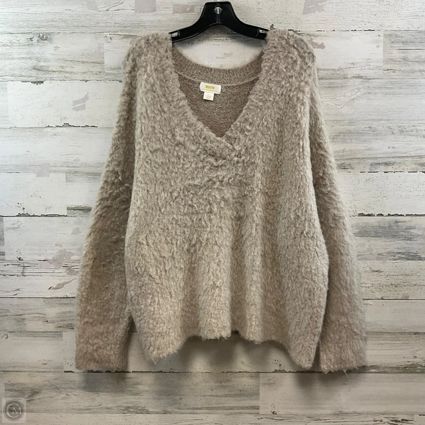Sweater By Maeve In Brown, Size: L