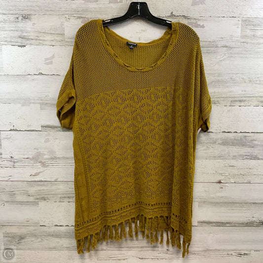 Sweater Short Sleeve By Torrid In Green, Size: 3x