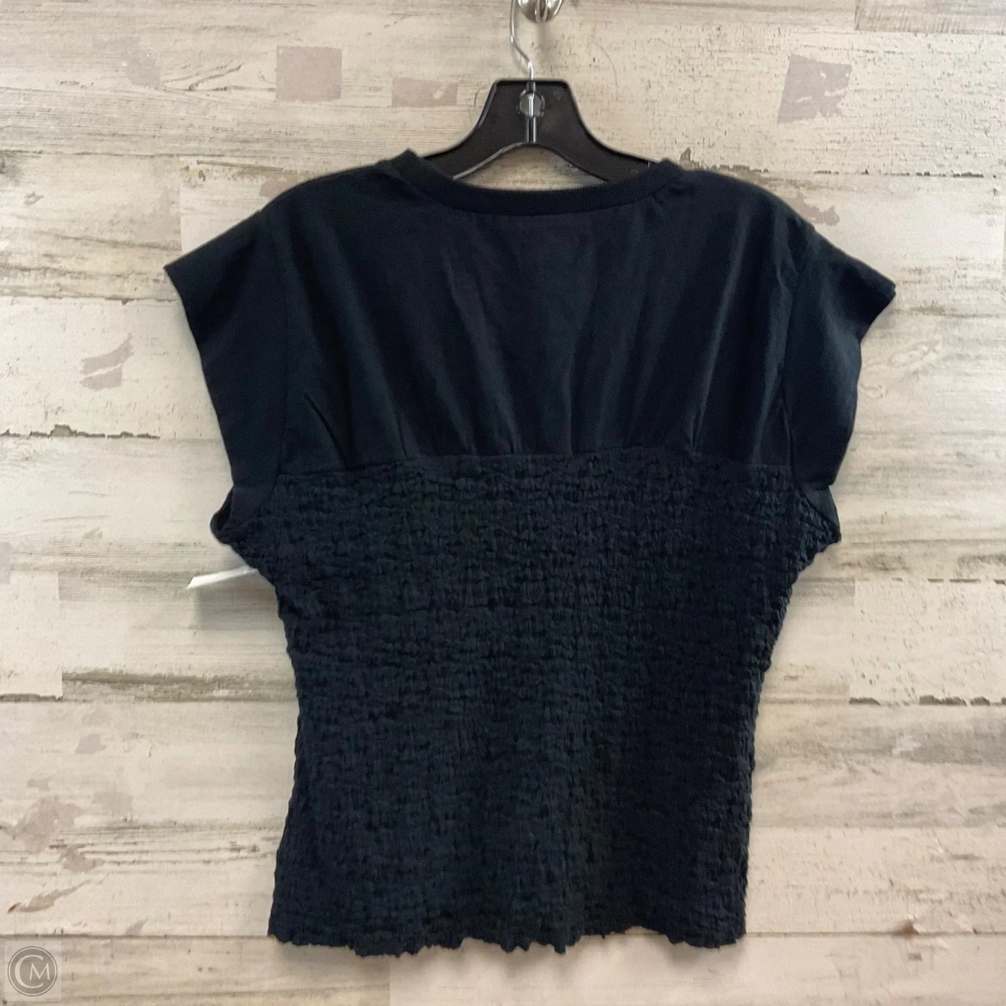 Top Short Sleeve By Maeve In Black, Size: Xl