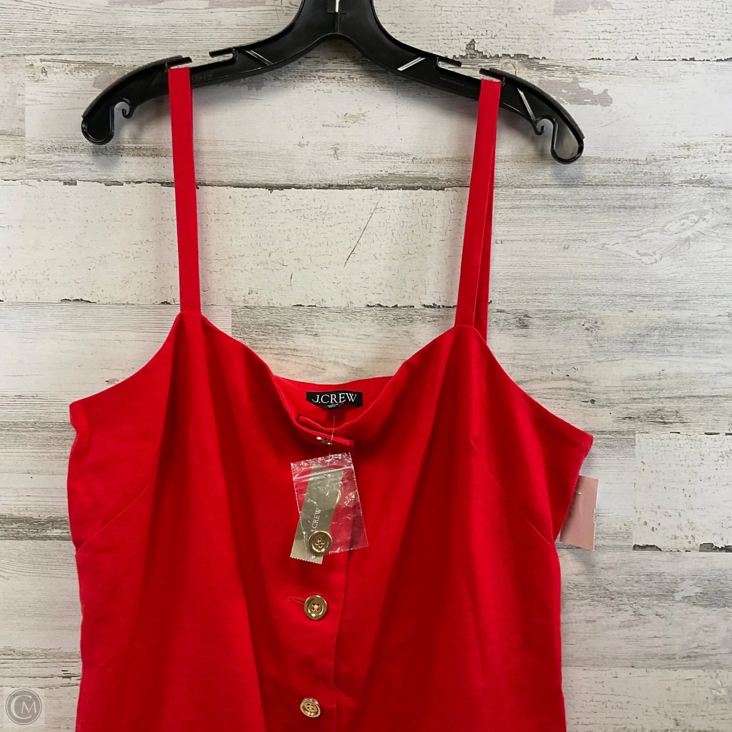 Top Sleeveless By J. Crew In Red, Size: Xl