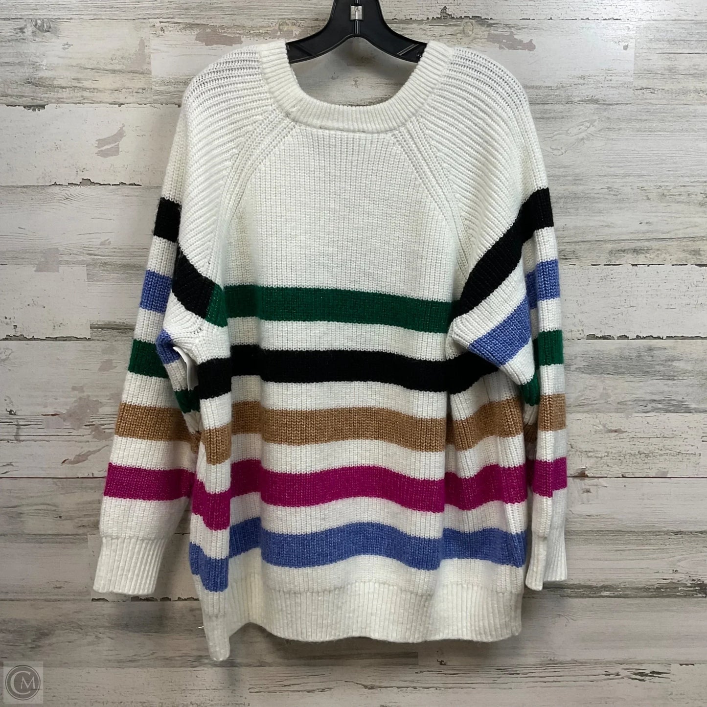 Sweater By Lane Bryant In White, Size: 4x