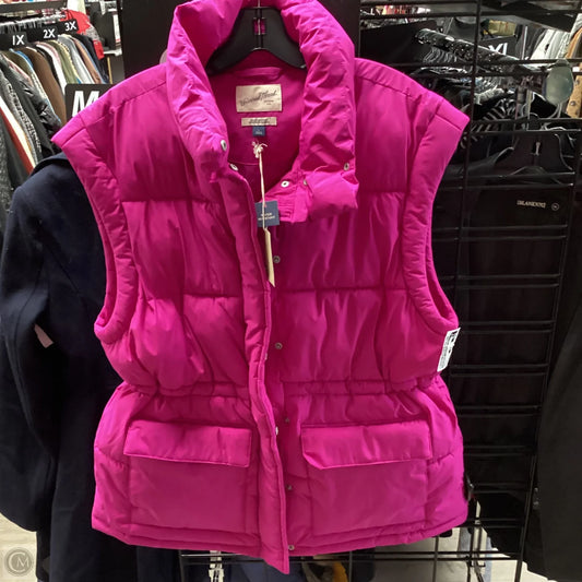 Vest Puffer & Quilted By Universal Thread In Purple, Size: L