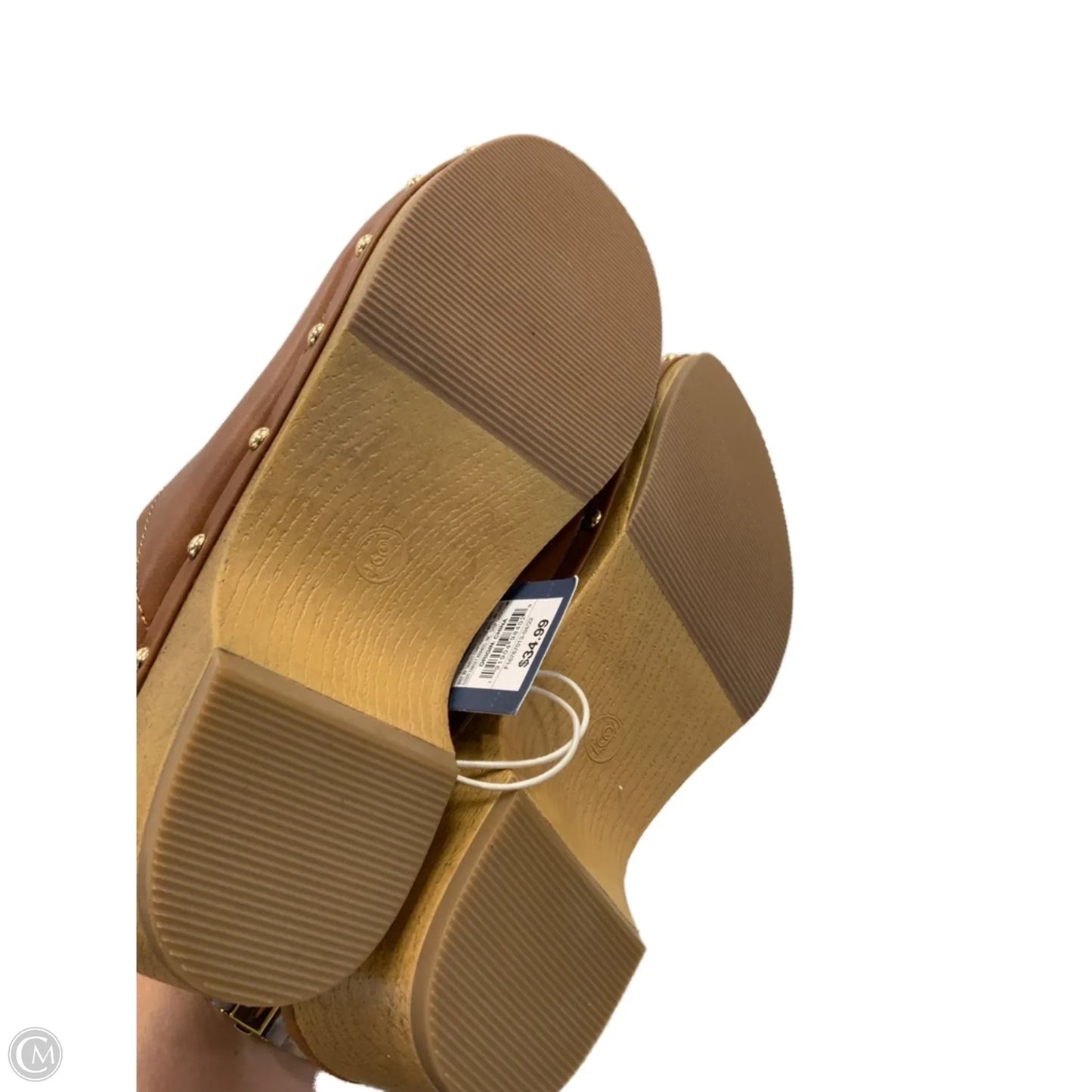 Shoes Heels Block By Universal Thread In Brown, Size: 9