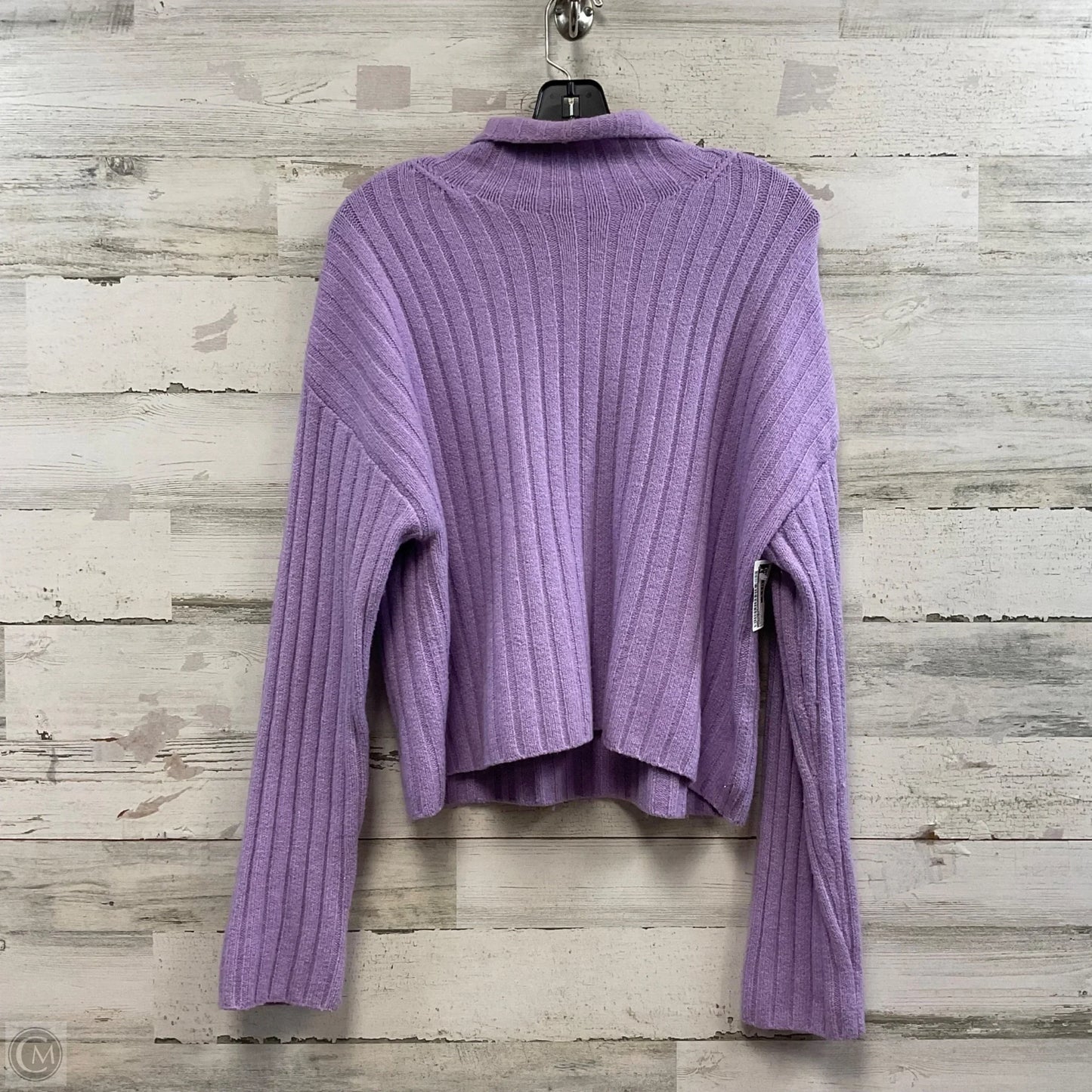 Sweater By Open Edit In Purple, Size: M