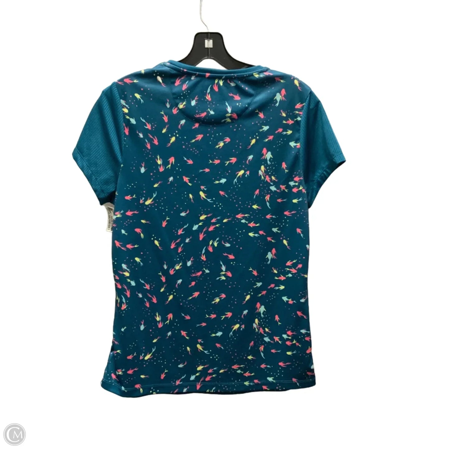 Athletic Top Short Sleeve By PGA In Green, Size: M