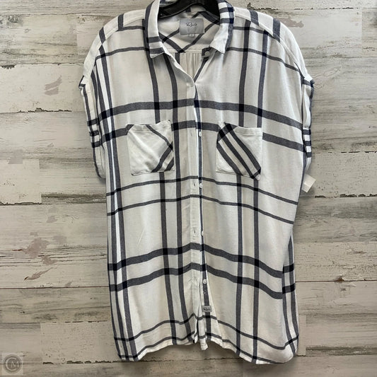 Blouse Sleeveless By Rails In White, Size: L