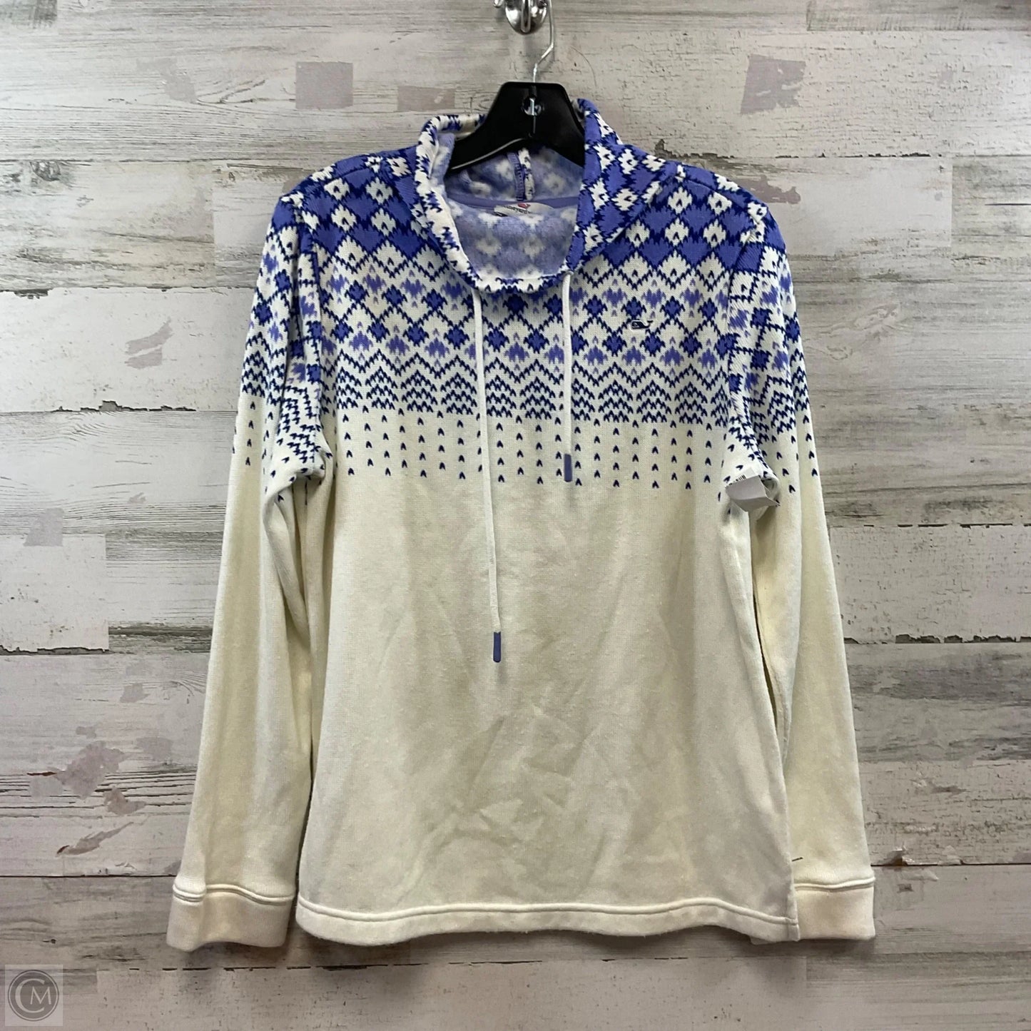 Top Long Sleeve By Vineyard Vines In White, Size: Xs