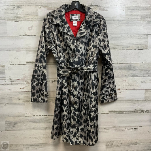 Coat Raincoat By Capelli In Black, Size: S