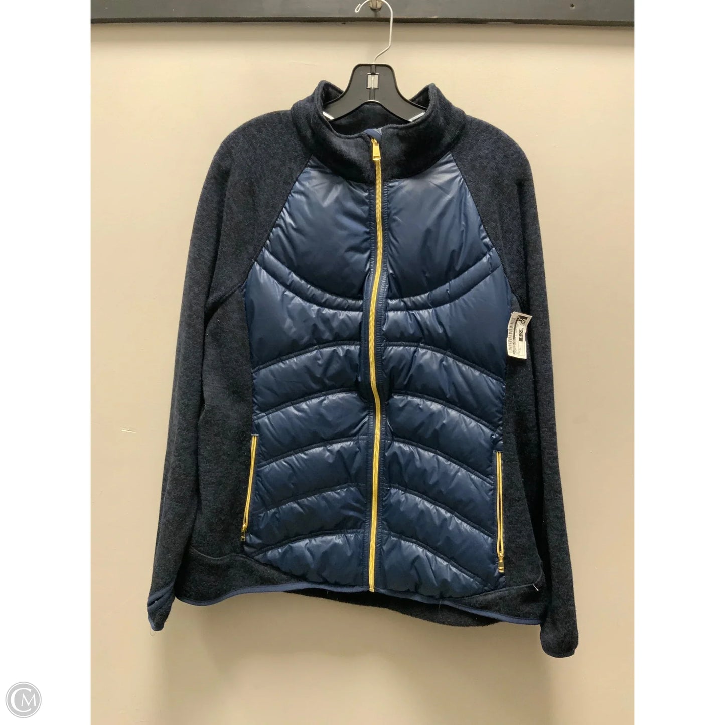 Jacket Puffer & Quilted By London Fog In Blue, Size: Xl