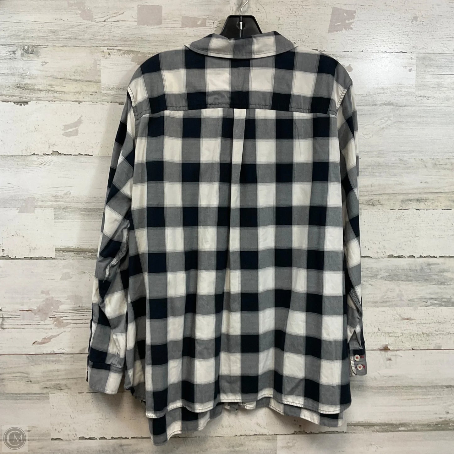 Blouse Long Sleeve By Talbots In Black, Size: 3x