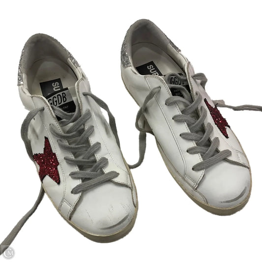 Shoes Luxury Designer By Golden Goose In White, Size: 8.5