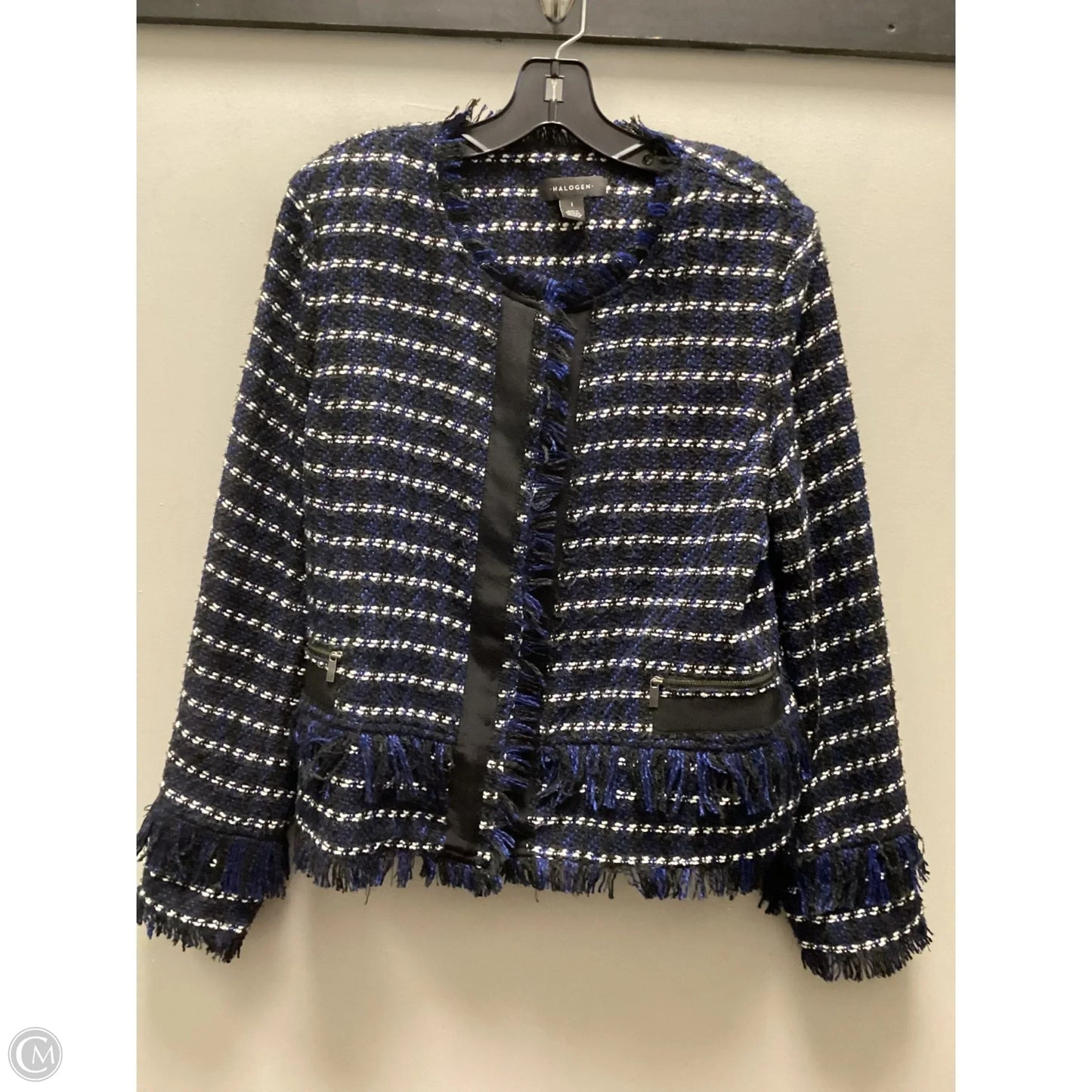 Jacket Other By Halogen In Blue, Size: L