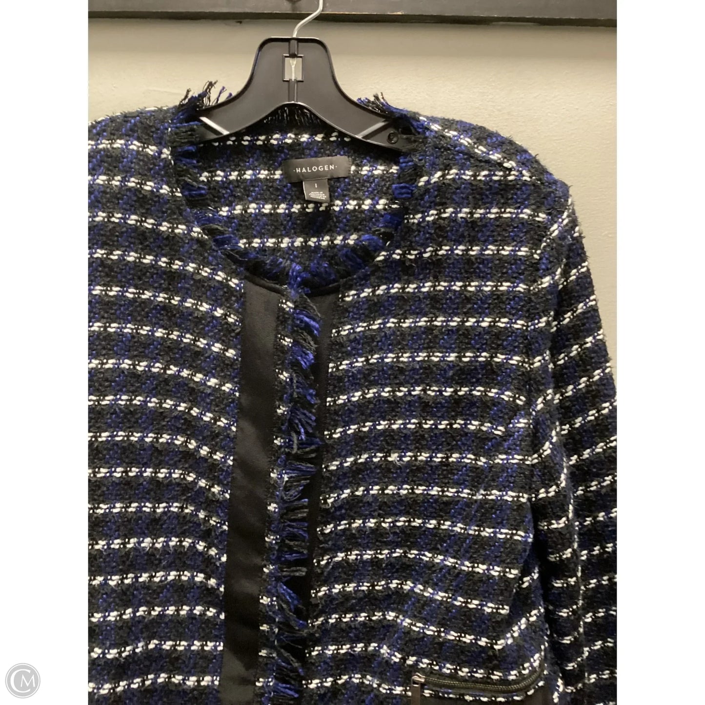 Jacket Other By Halogen In Blue, Size: L
