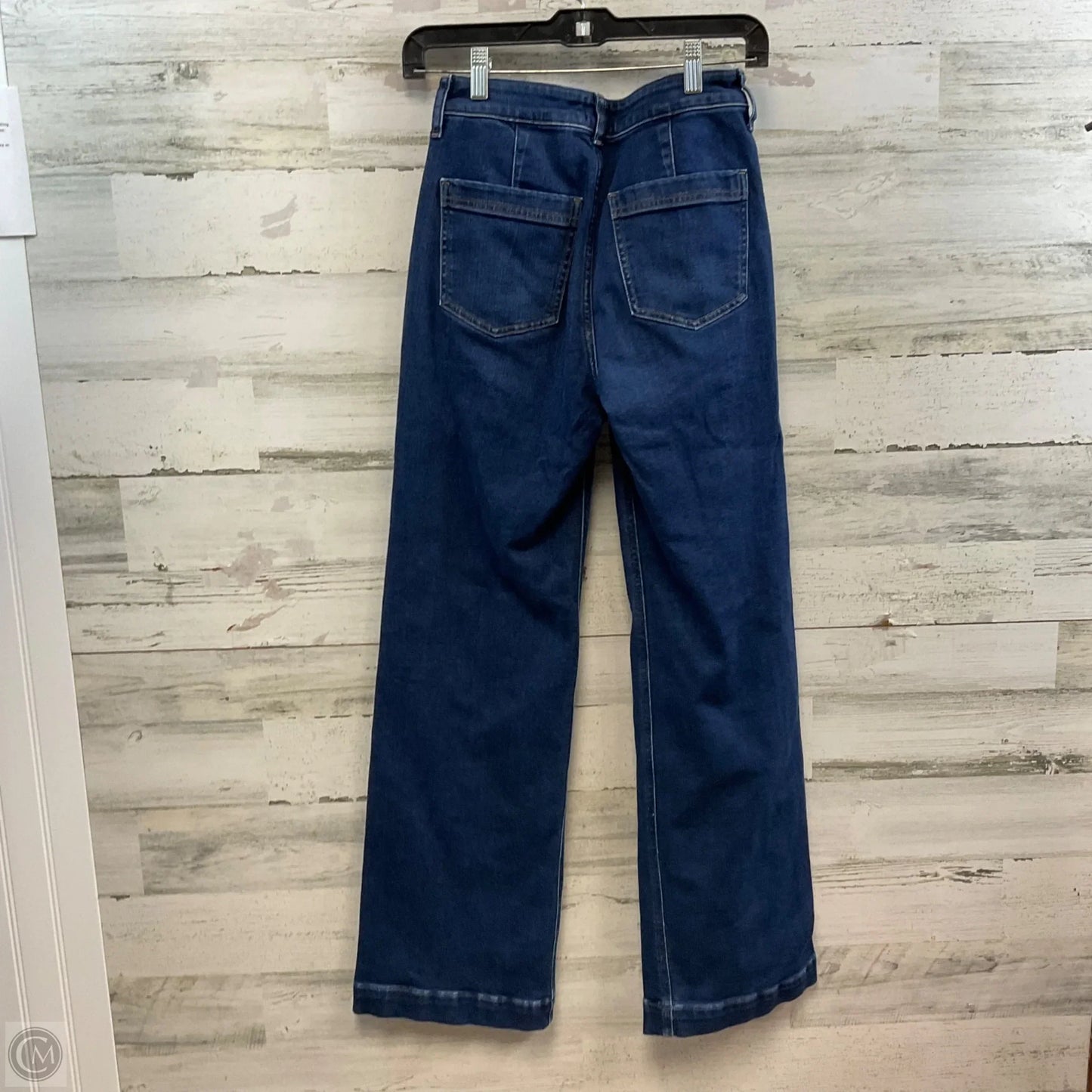 Jeans Wide Leg By J. Crew In Blue Denim, Size: 00