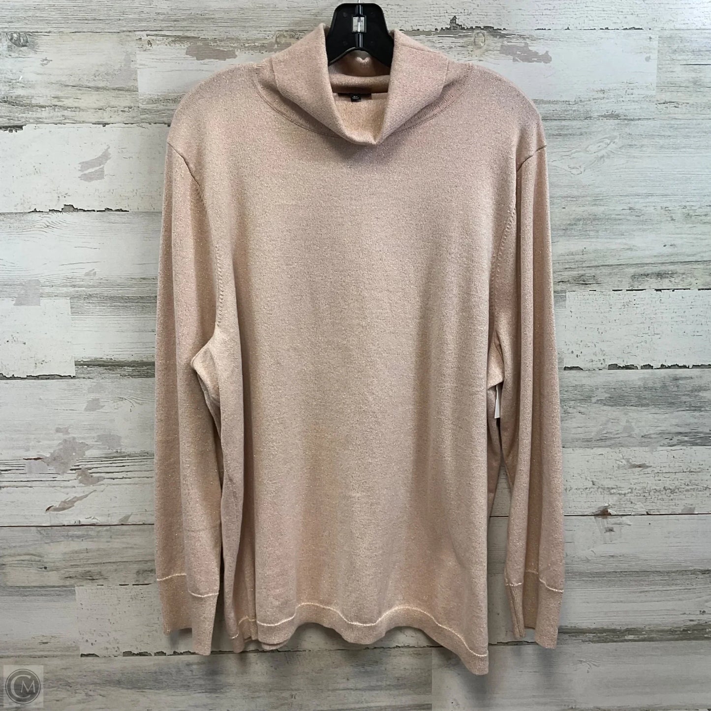 Sweater By Talbots In Pink, Size: 2x