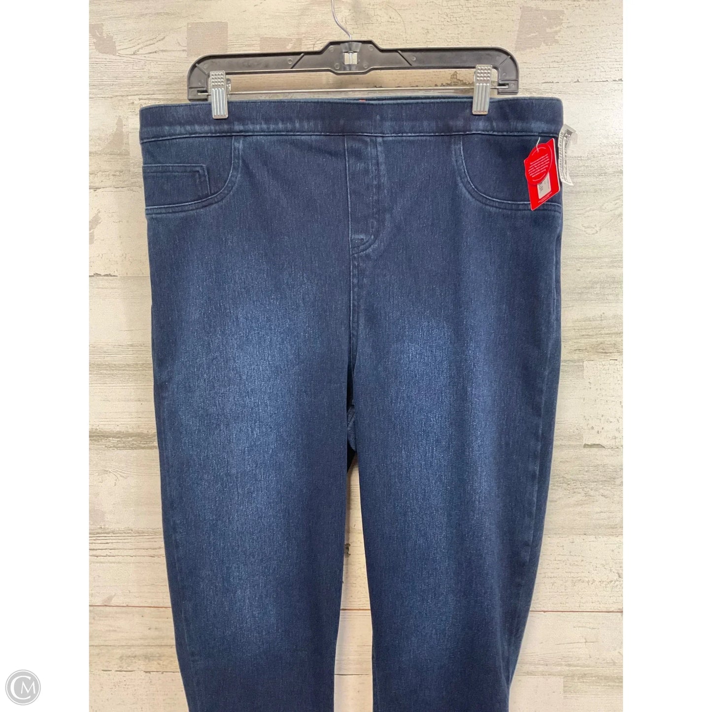 Jeans Jeggings By Spanx In Blue Denim, Size: 2x petite