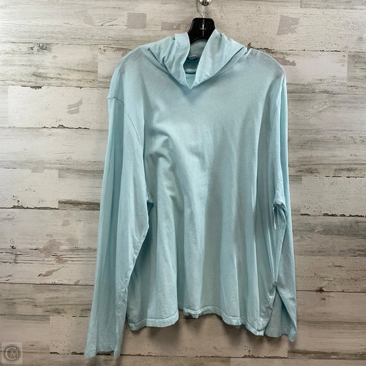 Top Long Sleeve Basic By J. Crew In Blue, Size: 3x
