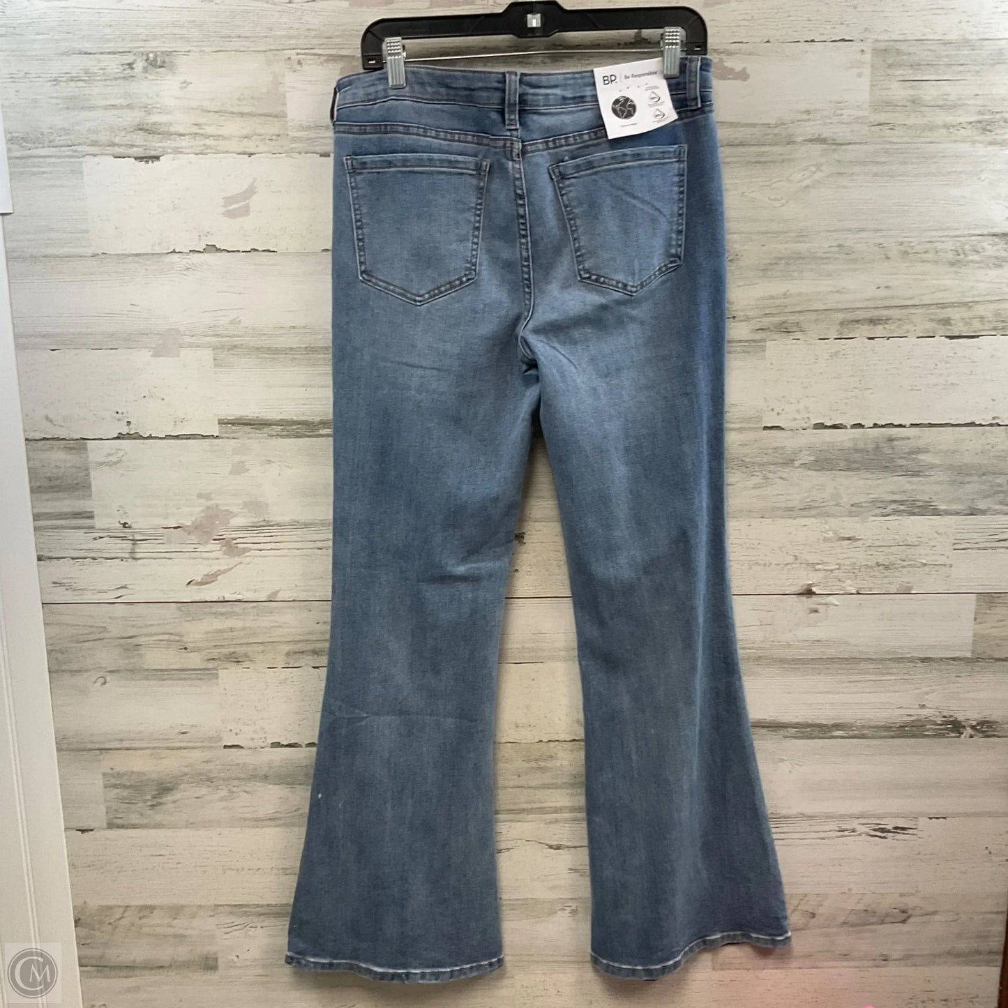 Jeans Flared By Bp In Blue Denim, Size: 12