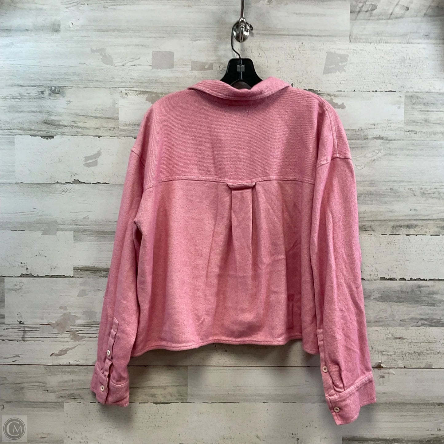 Top LS  By Madewell In Pink, Size: L