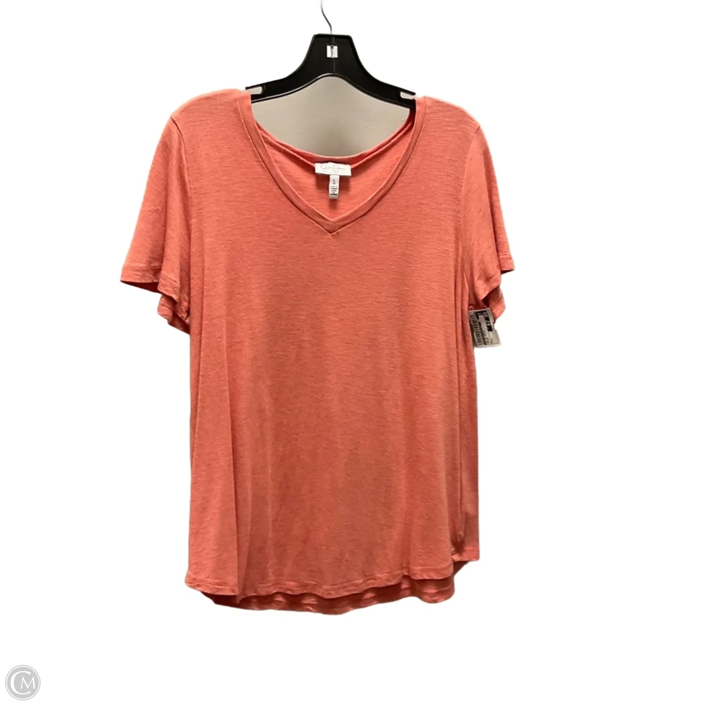 Top Short Sleeve Basic By Jessica Simpson In Orange, Size: L