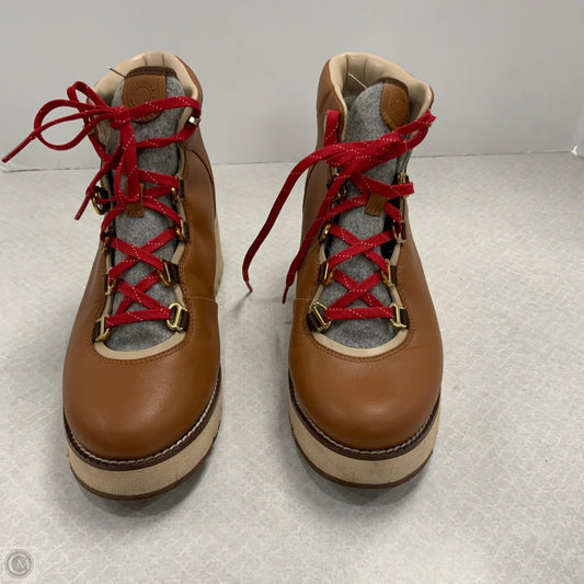 Boots Ankle Heels By Cole-haan In Brown, Size: 7.5