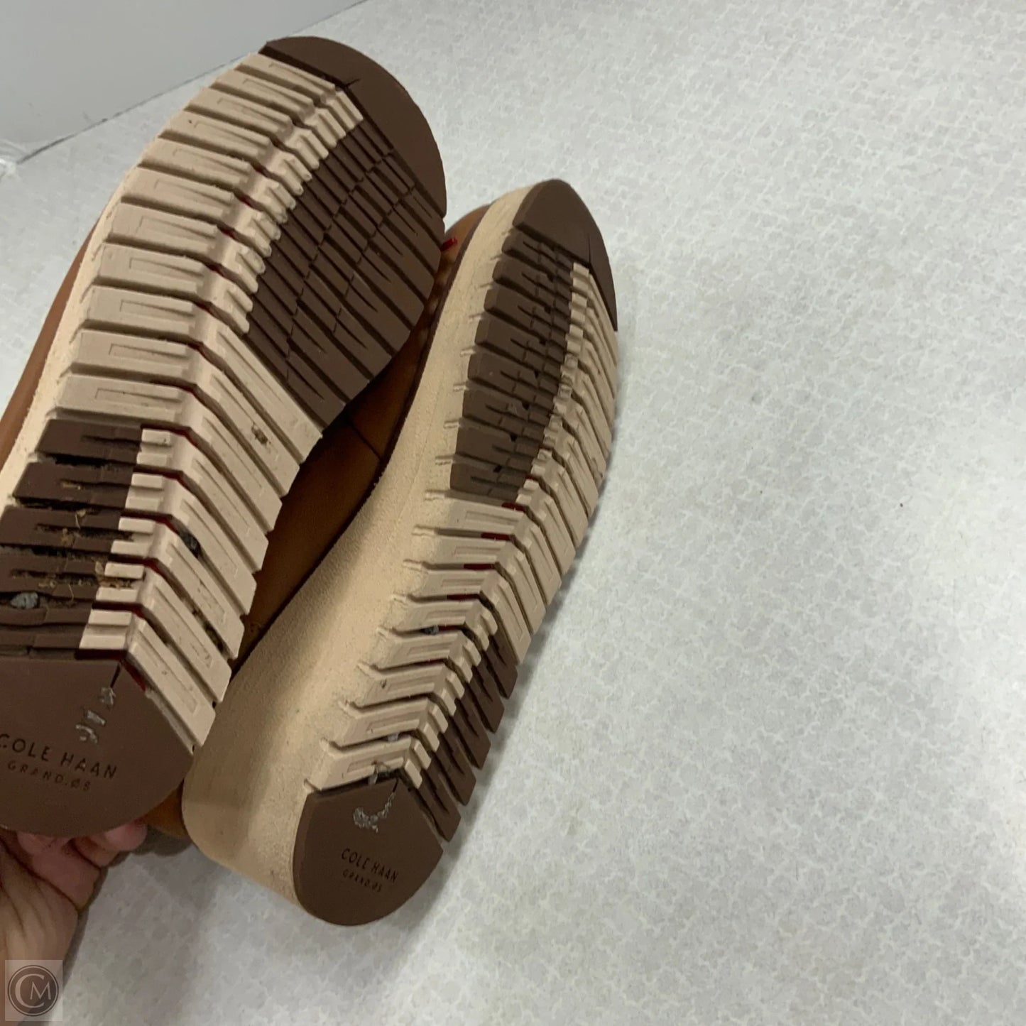 Boots Ankle Heels By Cole-haan In Brown, Size: 7.5