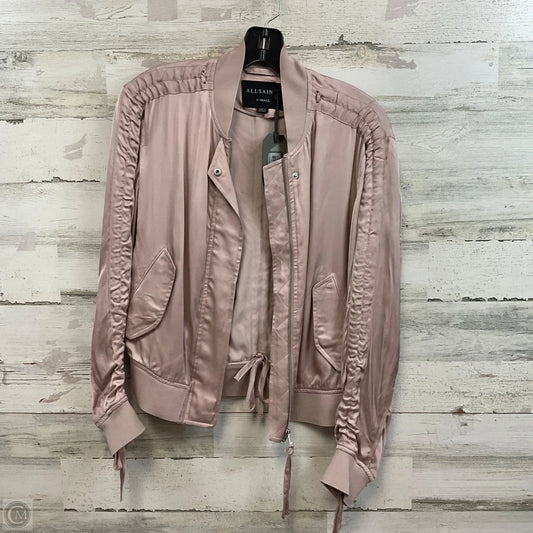 Jacket Designer By All Saints In Pink, Size: Xs