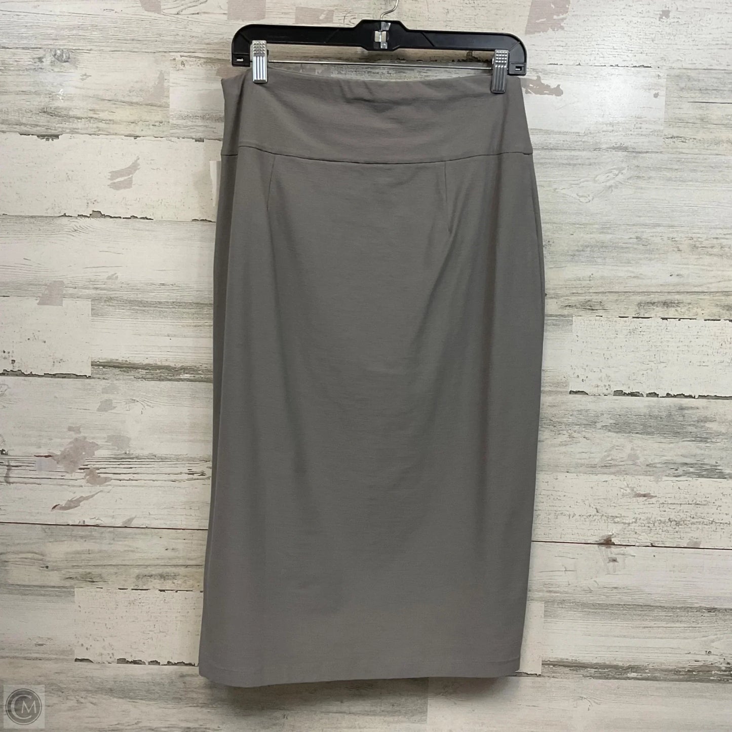 Skirt Midi By Eileen Fisher In Grey, Size: S
