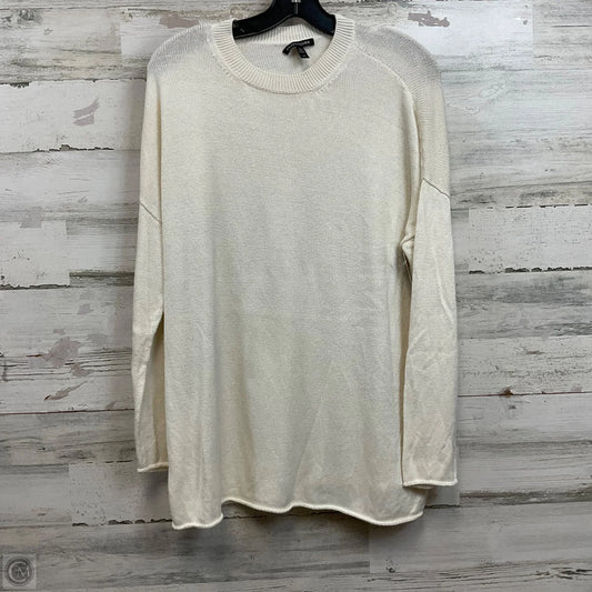 Sweater By Eileen Fisher In White, Size: S